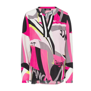 Tuzzi geometric print blouse